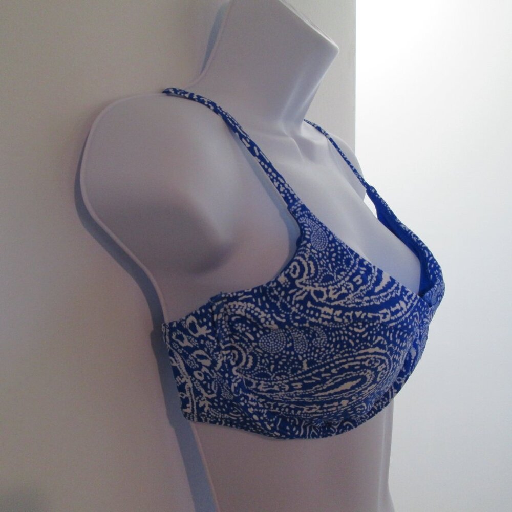 Raisins Juniors' Vibras Paisley Scoop-Neck Bra Bikini Top NWT Sz XL - Picture 5 of 9